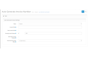 Auto Generate Invoice Number